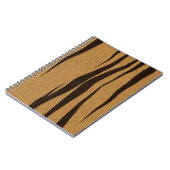 Tiger Stripes Muster Notizblock (Linke Seite)