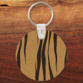 Tiger Stripes Muster Schlüsselanhänger (Vorderseite)