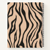 Tiger Stripes Notizblock (Rückseite)