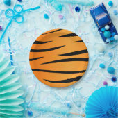 Tiger Stripes Pappteller (Party)