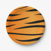 Tiger Stripes Pappteller (Vorderseite)