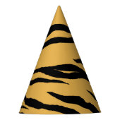 Tiger Stripes Party-Hut Partyhütchen (Vorderseite)