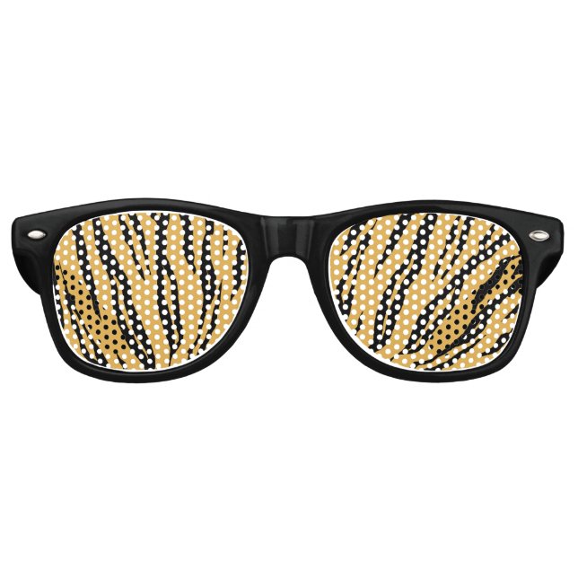 Tiger Stripes Party Shades Sonnenbrille (Vorderseite)