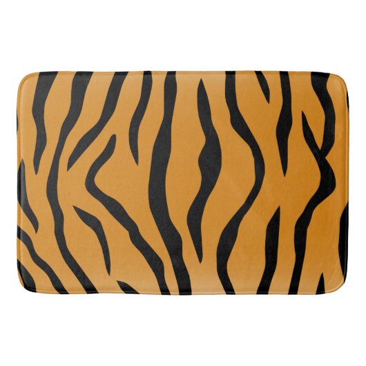 Tiger stripes pattern badematte (Vorderseite)