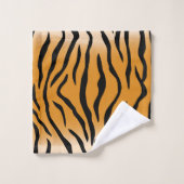Tiger stripes pattern badhandtuch set (Waschlappen)