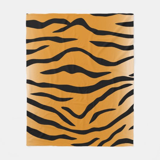 Tiger stripes pattern fleecedecke (Vorderseite)