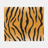 Tiger stripes pattern fleecedecke (Vorderseite (Horizontal))