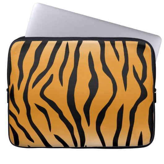 Tiger stripes pattern laptopschutzhülle (Vorderseite)