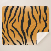 Tiger stripes pattern sherpadecke (Vorderseite (Horizontal))