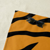 Tiger stripes pattern strandtuch (Beispiel)