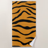 Tiger stripes pattern strandtuch (Vorderseite)