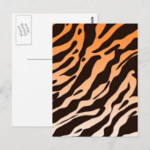 Tiger Stripes Postkarte (Vorne/Hinten)