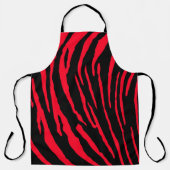 Tiger Stripes Red Schürze (Vorderseite)