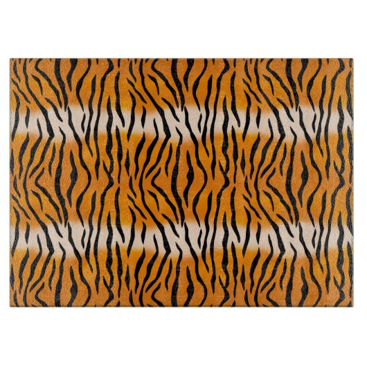 Tiger Stripes Schneidebrett (Vorderseite)