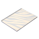 Tiger Stripes schwarz Orange Wildtier Hautfleck Notizblock (Linke Seite)