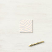 Tiger Stripes schwarz Orange Wildtier Hautfleck Post-it Klebezettel (Auf Schreibtisch)