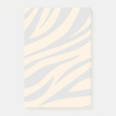Tiger Stripes schwarz Orange Wildtier Hautfleck Post-it Klebezettel (Vorderseite)