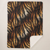 Tiger Stripes Sherpadecke (Vorderseite)