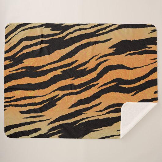 Tiger Stripes Sherpadecke (Vorderseite (Horizontal))