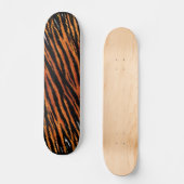 Tiger Stripes Skateboard (Vorderseite)