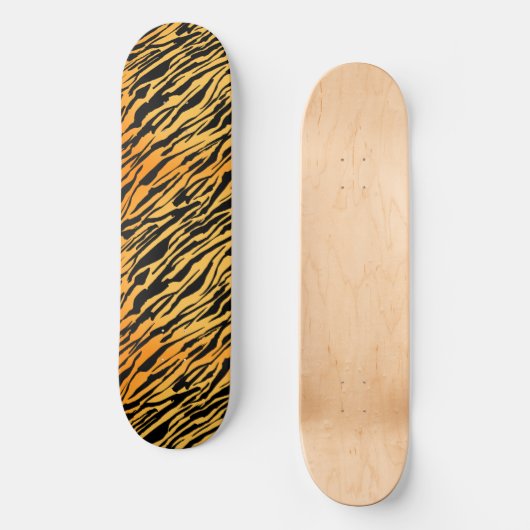 Tiger Stripes Skateboard (Vorderseite)