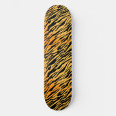 Tiger Stripes Skateboard (Vorderseite)