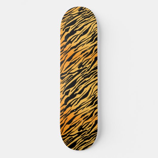 Tiger Stripes Skateboard (Vorderseite)
