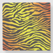 Tiger Stripes Steinuntersetzer (Vorderseite)