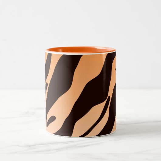 Tiger Stripes Zweifarbige Tasse (Mittel)
