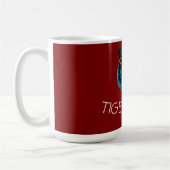 Tiger Style – Wilde Energie Grafik Kaffeetasse (Links)