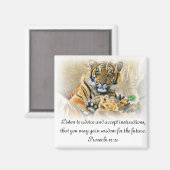 Tiger, Suche_ Magnet (Vorderseite/Rückseite)