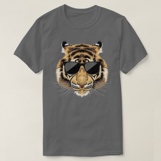 Tiger Sunglasses Zoologe Zookeeper Safari Wildli T-Shirt (Design vorne)