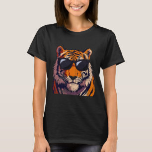 Tiger Sungles Birthday Kostüm Pajama Zoo Men Wome T-Shirt