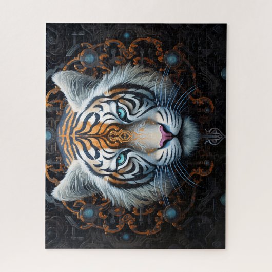Tiger Surreal Fantasy Art Puzzle (Vertikal)
