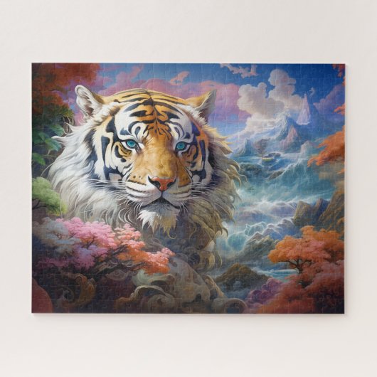 Tiger Surreal Landscape Fantasy Art Puzzle (Horizontal)
