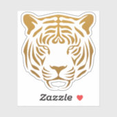 Tiger-Symbol Aufkleber (Blatt)