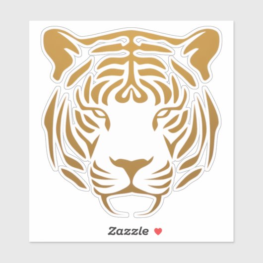 Tiger-Symbol Aufkleber (Blatt)