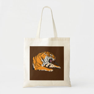 Tiger Symbol der Kraft T - Shirt Kissen Tragetasche