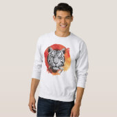 Tiger symbol of courage. Sweatshirt (Vorne ganz)