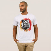 Tiger symbol of courage. T-Shirt (Vorne ganz)