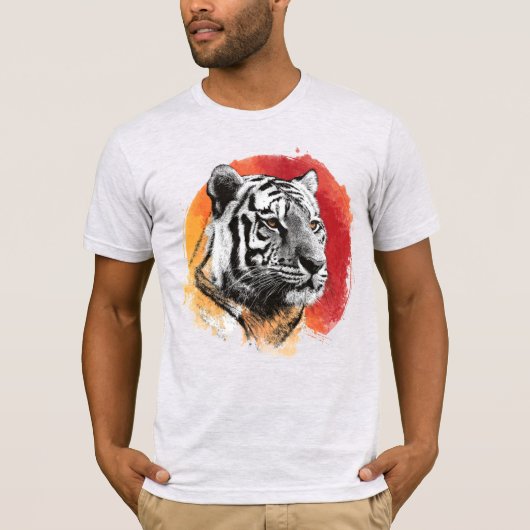Tiger symbol of courage. T-Shirt (Vorderseite)