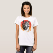 Tiger symbol of courage.  T-Shirt (Vorne ganz)
