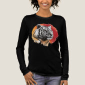 Tiger symbol of courage. Tri-Blend shirt (Vorderseite)