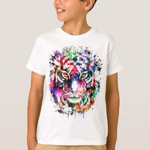 Tiger T - Shirt   Farbiges Tiger-Shirt