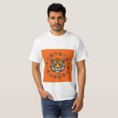 Tiger T - Shirt Orange & Blue (Vorne ganz)
