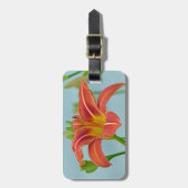 Tiger-Taglilie Gepäckanhänger (Vorderseite vertikal)