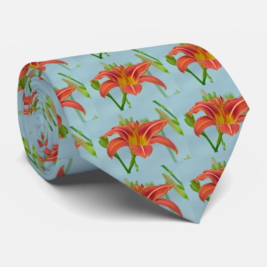 Tiger-Taglilie Krawatte (Gerollt)