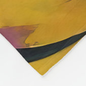 TIGER TANGO Whimsical Untamed Jungle Cat Painting Fleecedecke (Ecke)