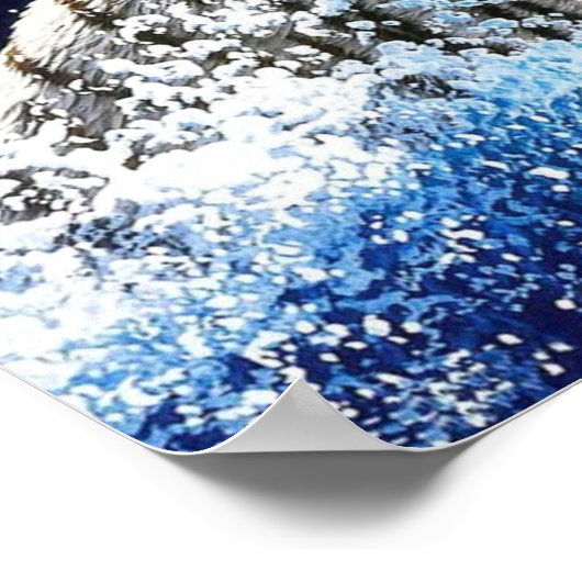 Tiger-Tapete Poster (Ecke)