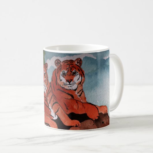 Tiger-Tasse Kaffeetasse (VorderseiteRechts)